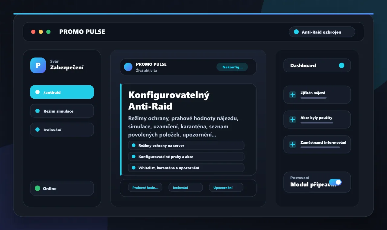 Konfigurovatelný Anti-Raid