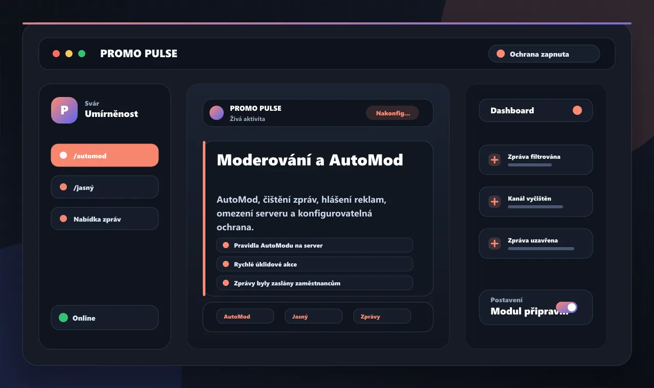 Moderování a AutoMod