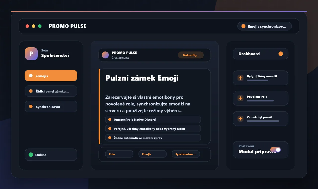 Pulzní zámek Emoji