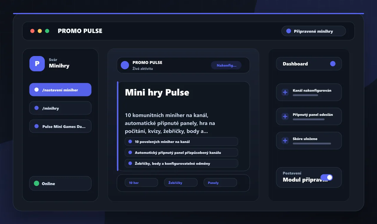 Mini hry Pulse