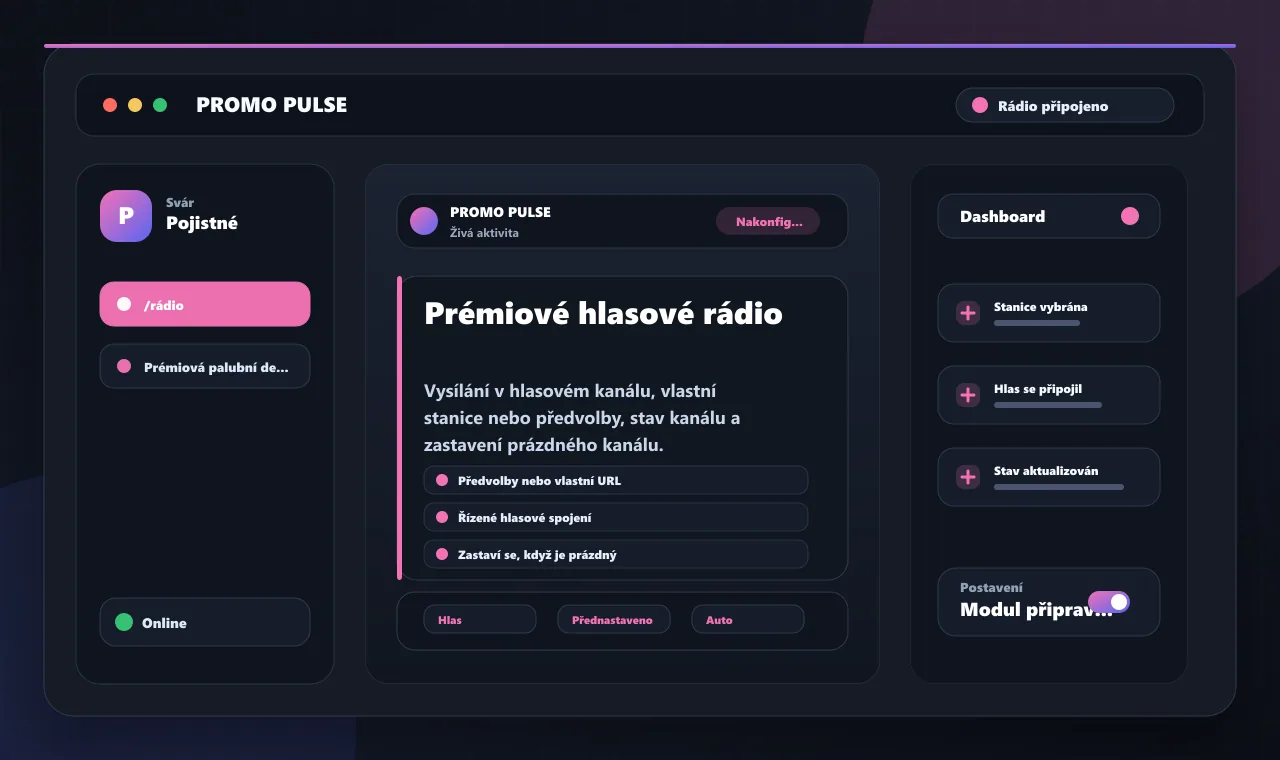 Prémiové hlasové rádio
