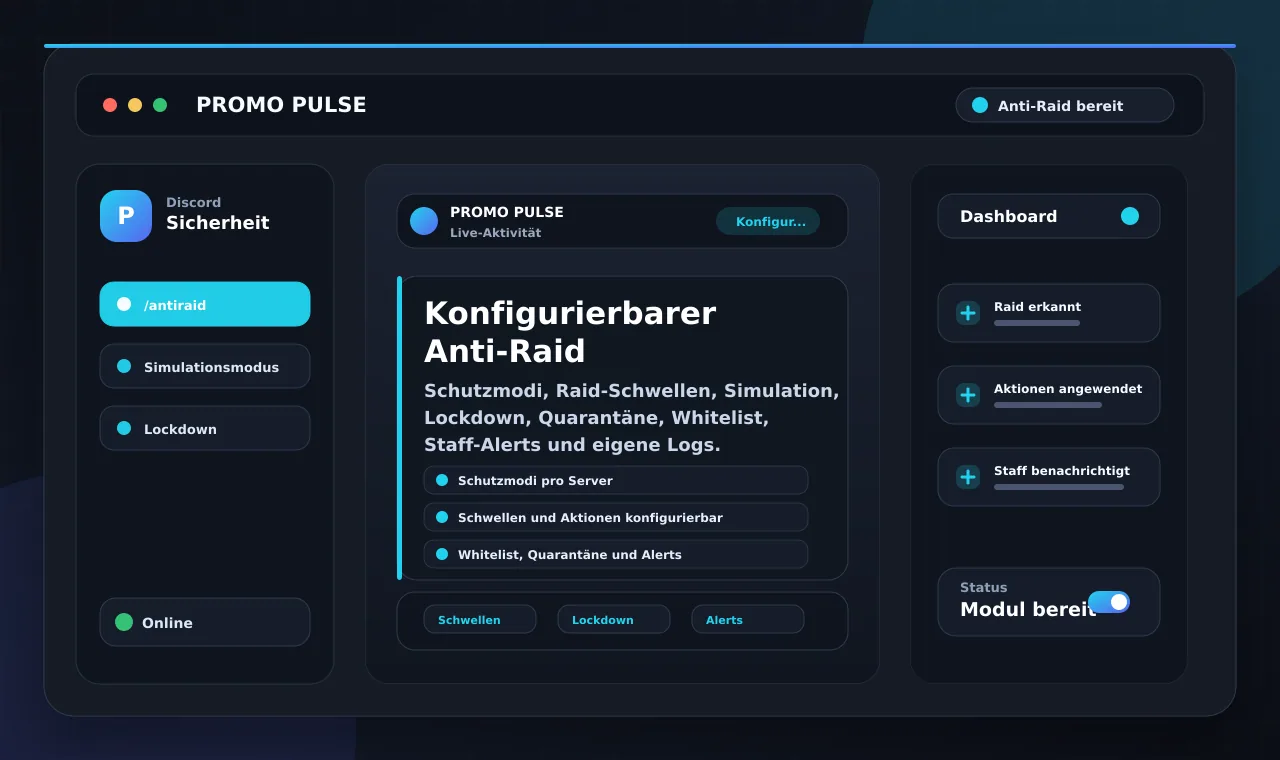 Konfigurierbarer Anti-Raid