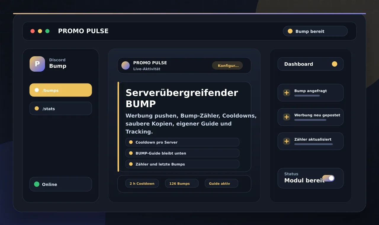 Serverübergreifender BUMP