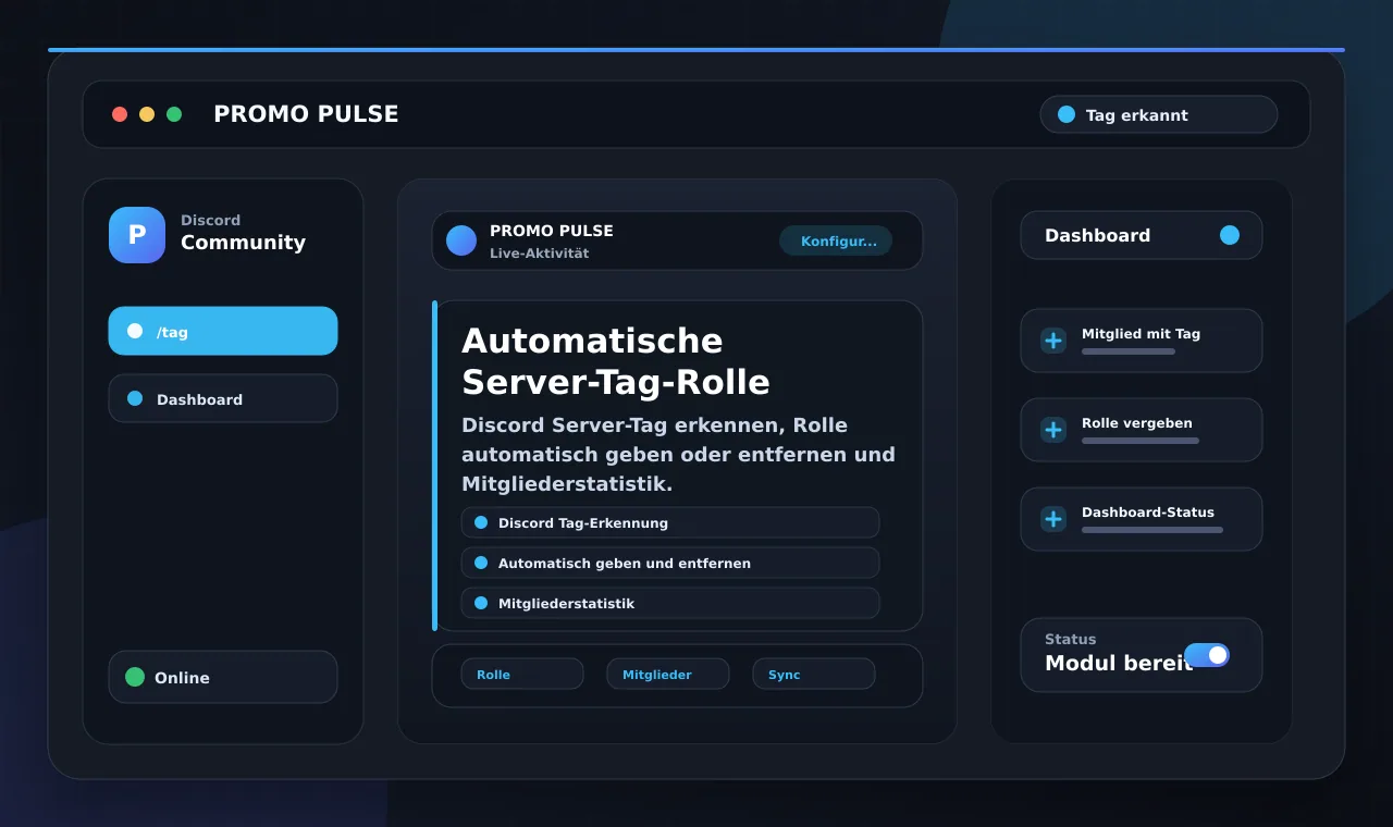 Automatische Server-Tag-Rolle