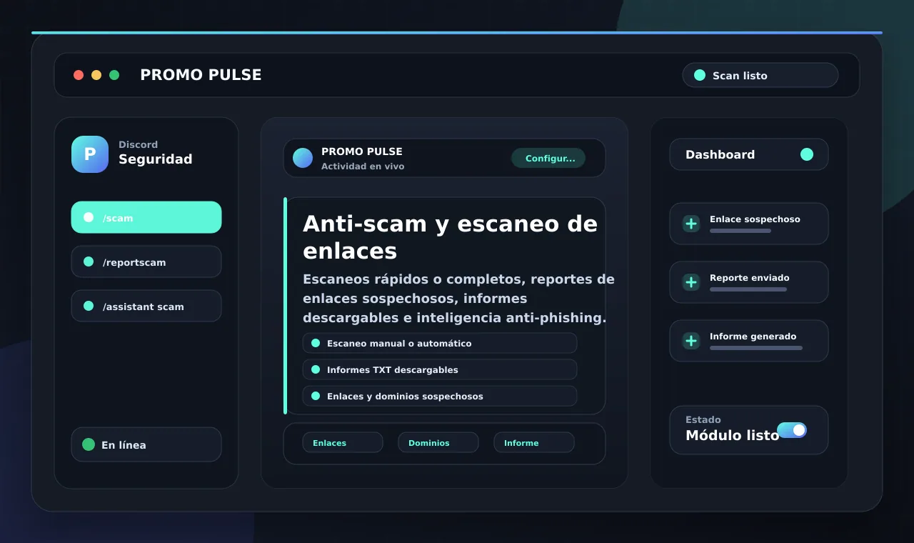 Anti-scam y escaneo de enlaces