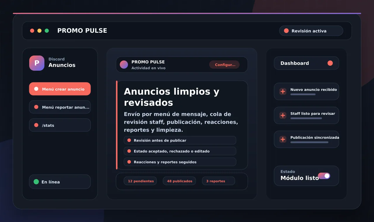 Anuncios limpios y revisados