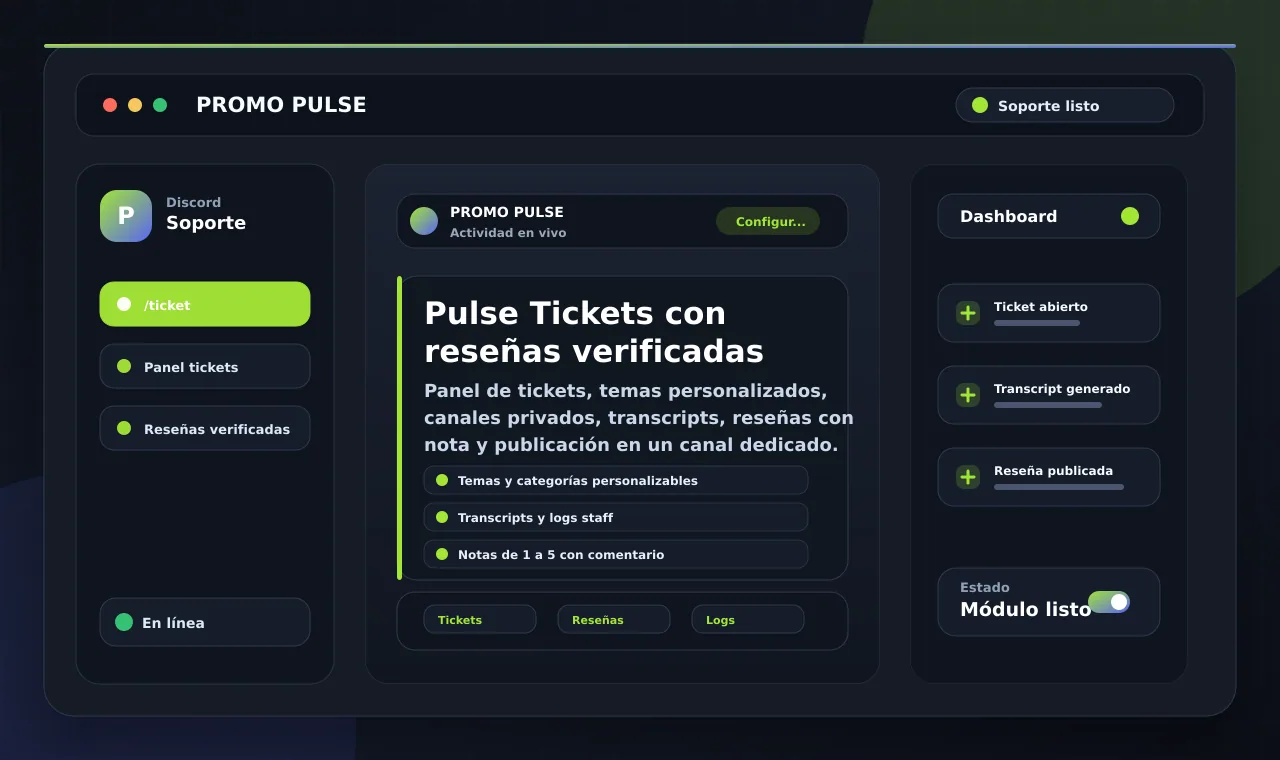 Pulse Tickets con reseñas verificadas
