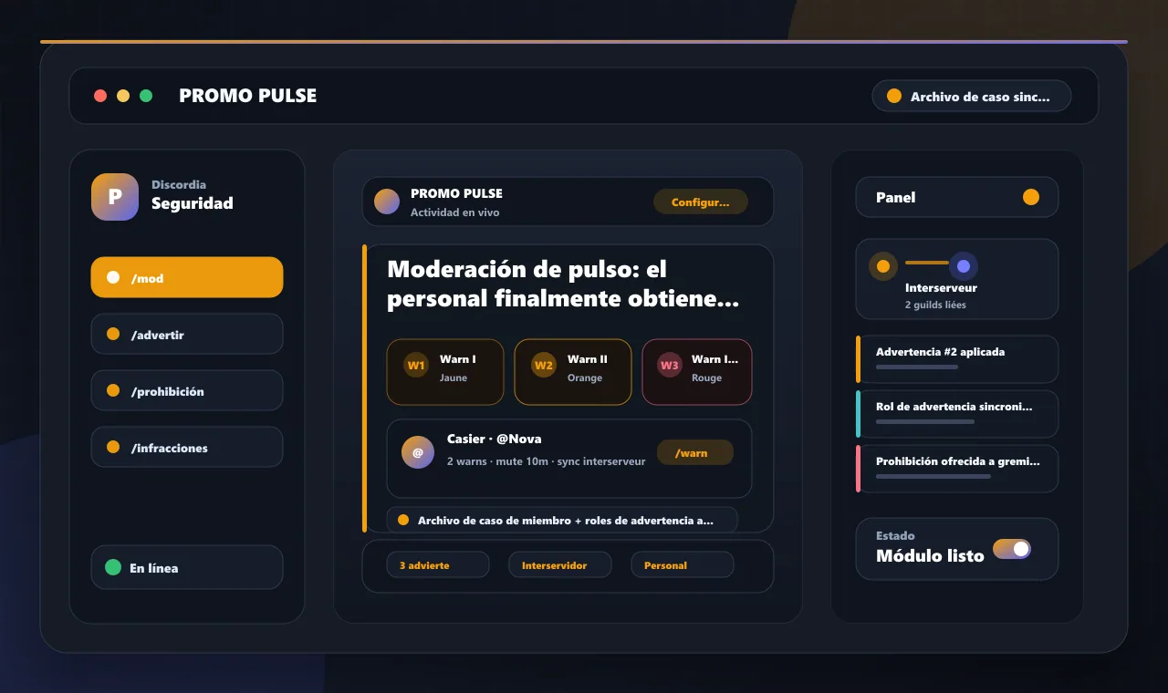 Moderación de pulso: el personal finalmente obtiene un expediente de caso real