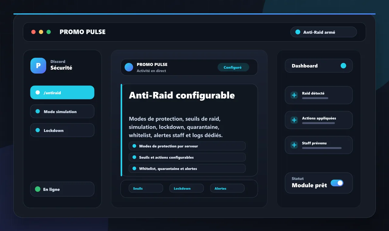 Anti-Raid configurable
