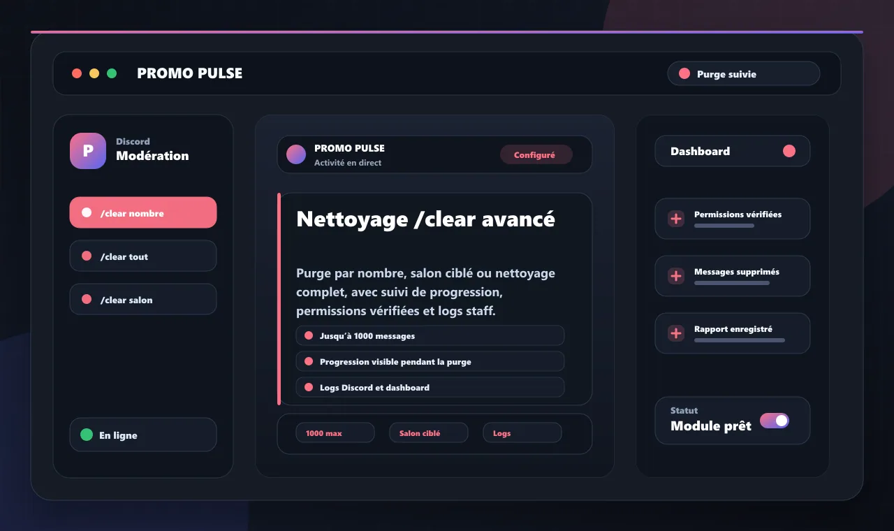 Nettoyage /clear avancé