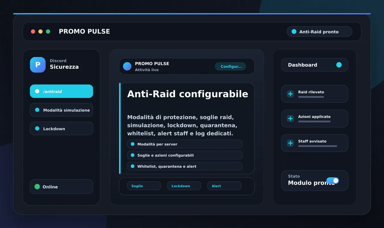 Anti-Raid configurabile