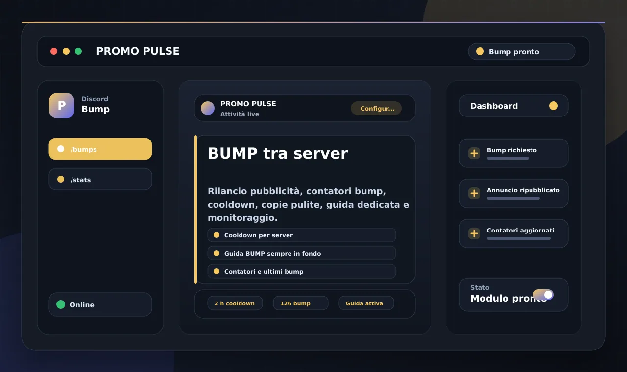 BUMP tra server