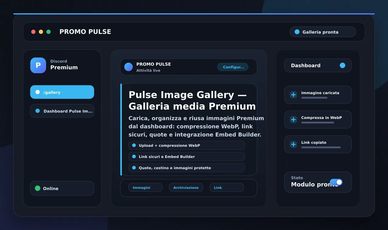 Pulse Image Gallery — Galleria media Premium