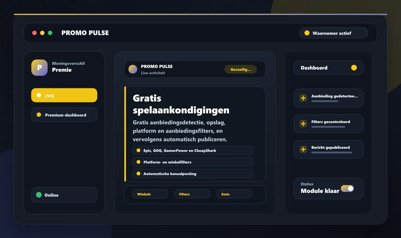 Gratis spelaankondigingen