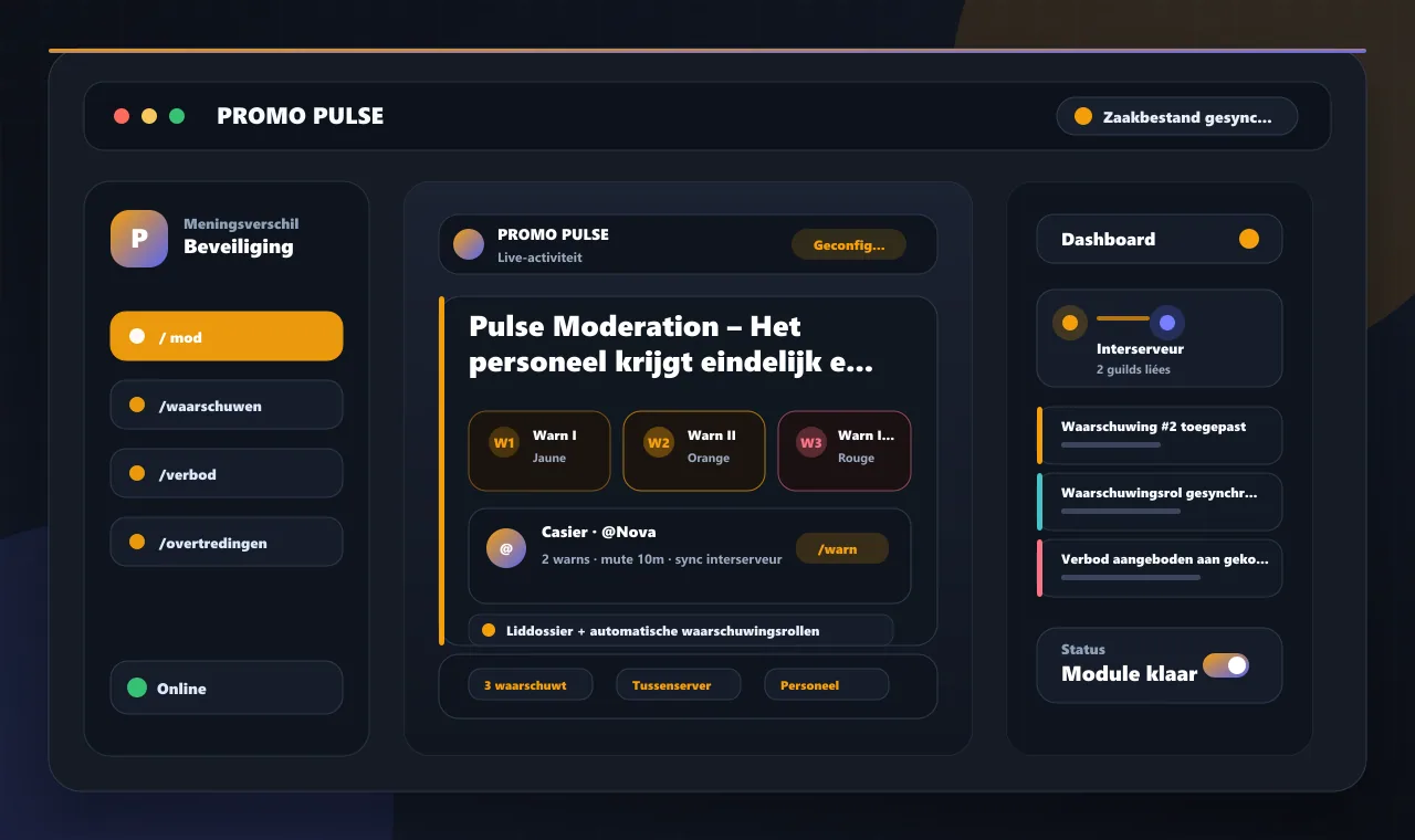 Pulse Moderation – Het personeel krijgt eindelijk een echt dossier