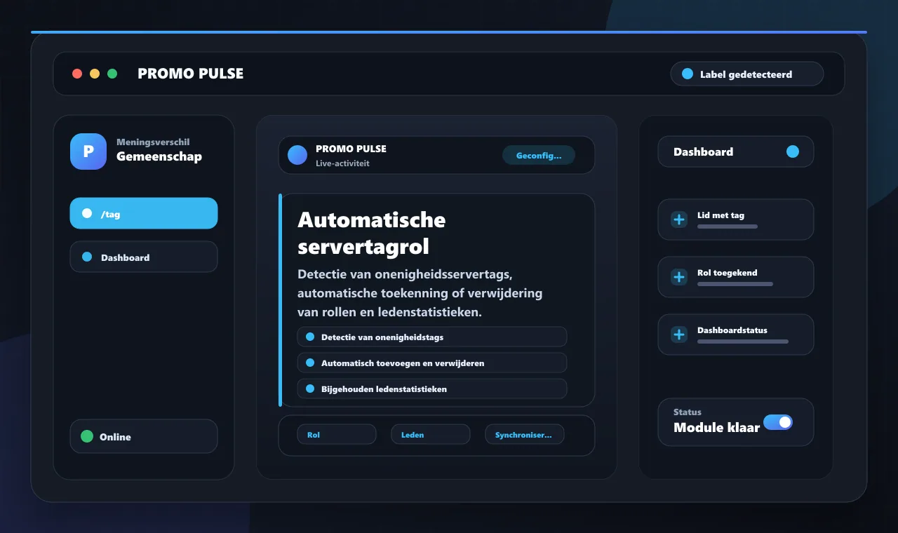 Automatische servertagrol