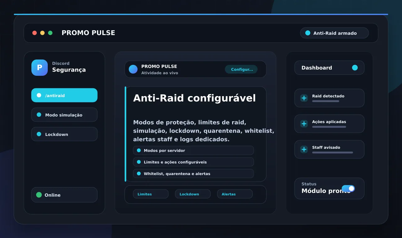 Anti-Raid configurável