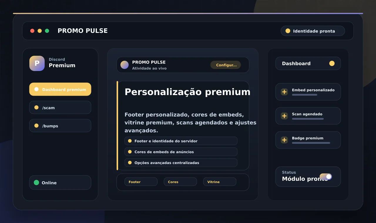 Personalização premium