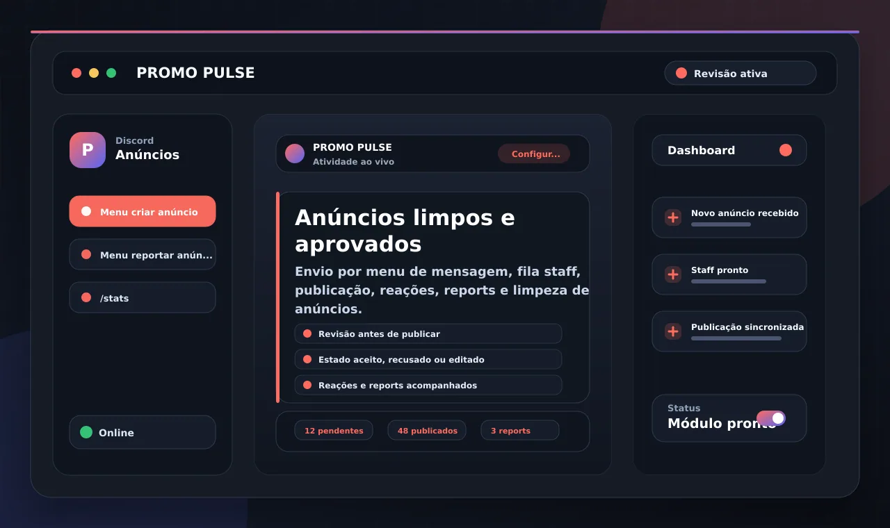 Anúncios limpos e aprovados