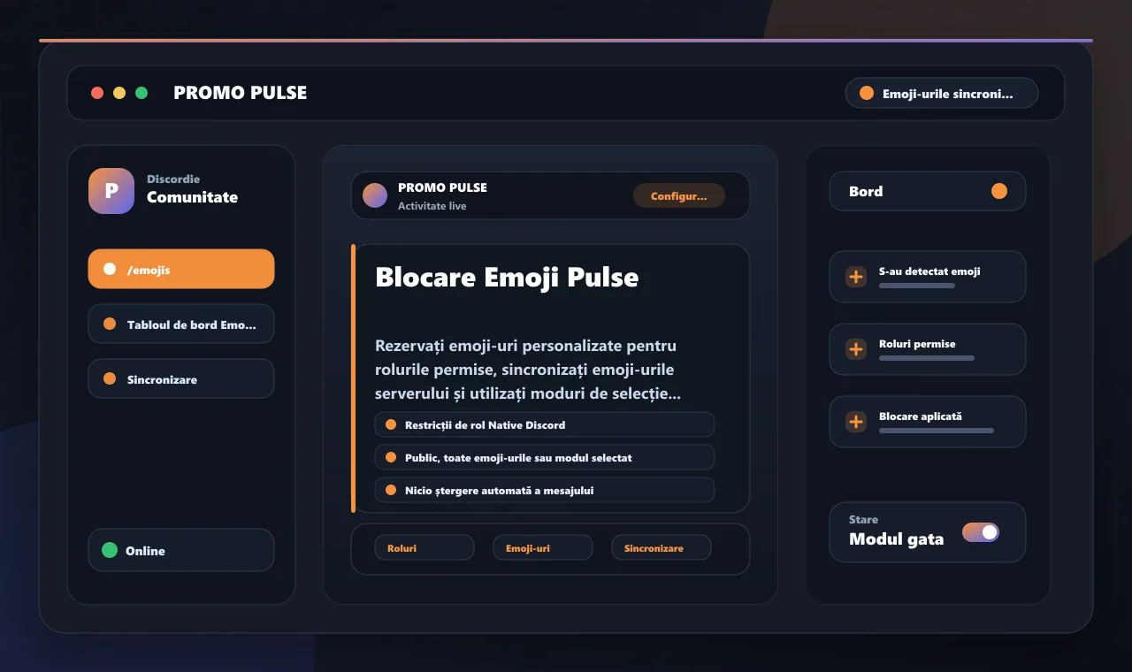 Blocare Emoji Pulse