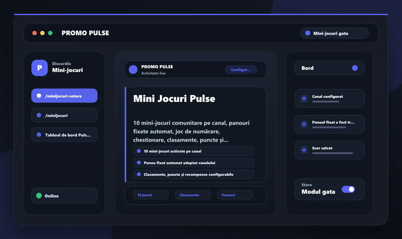 Mini Jocuri Pulse