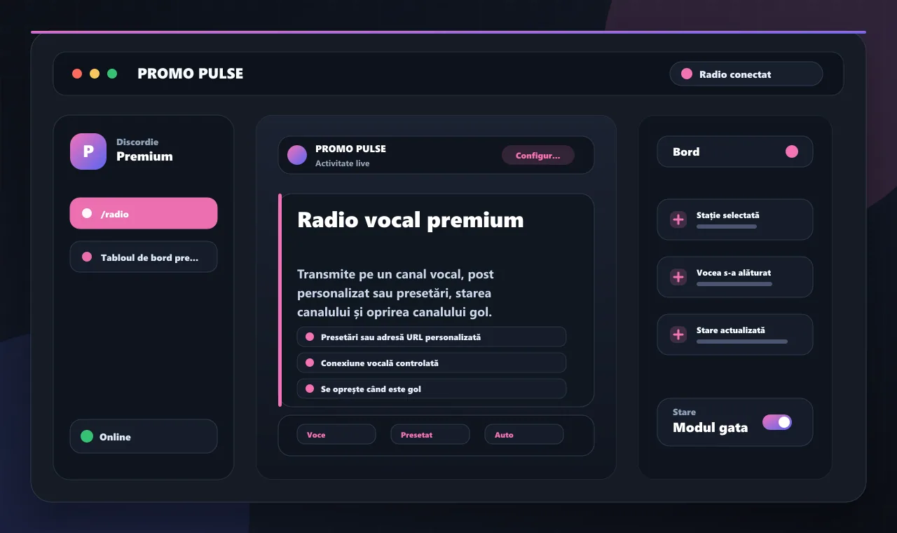 Radio vocal premium
