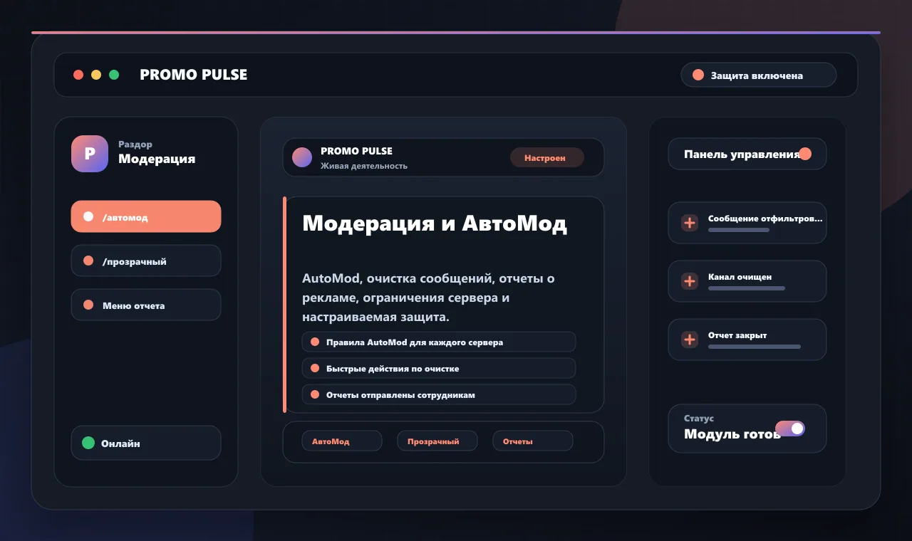 Модерация и АвтоМод