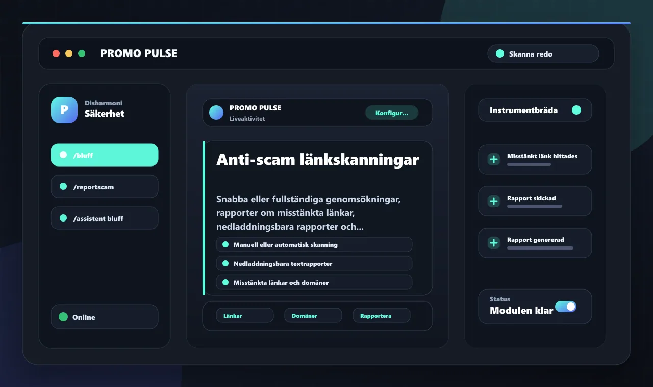 Anti-scam länkskanningar