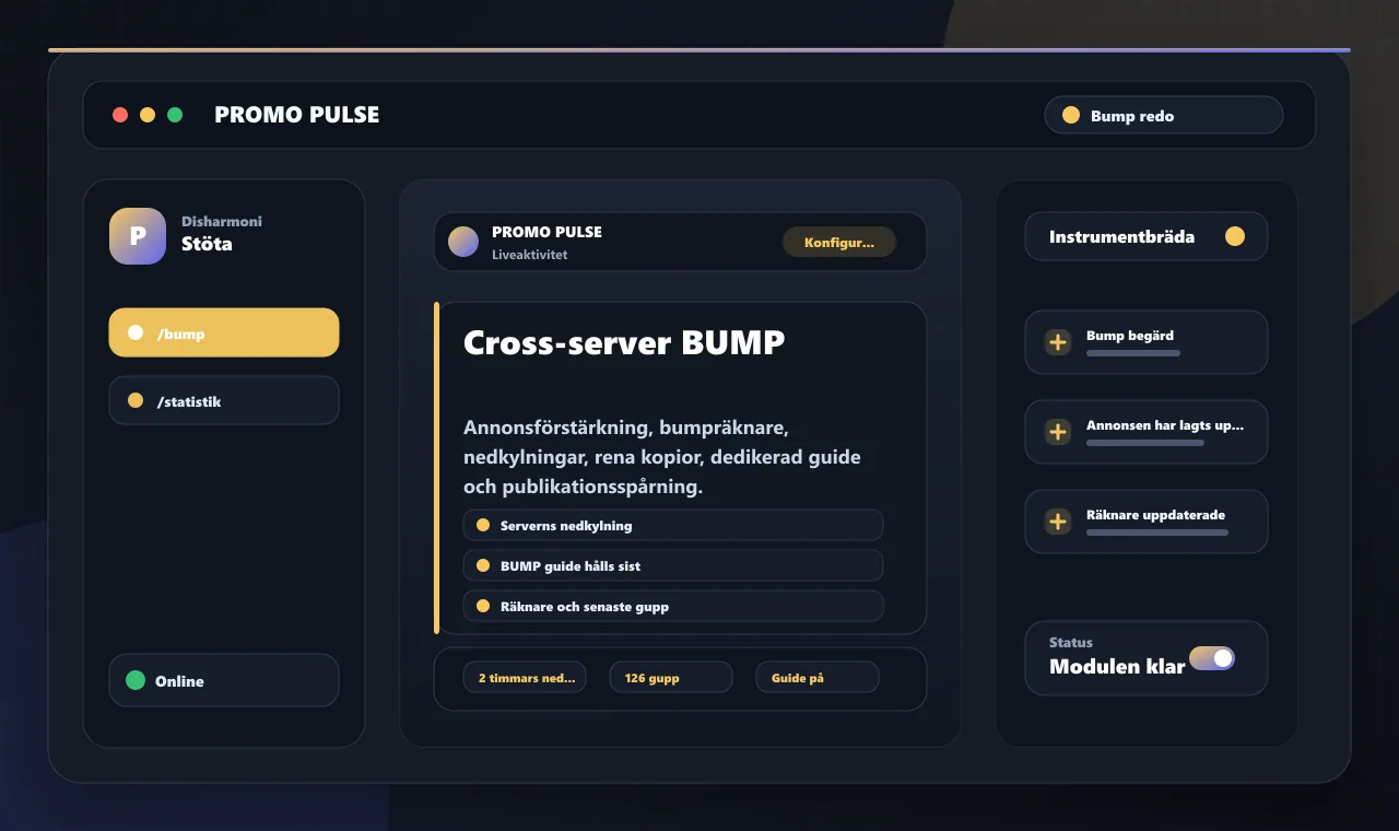 Cross-server BUMP