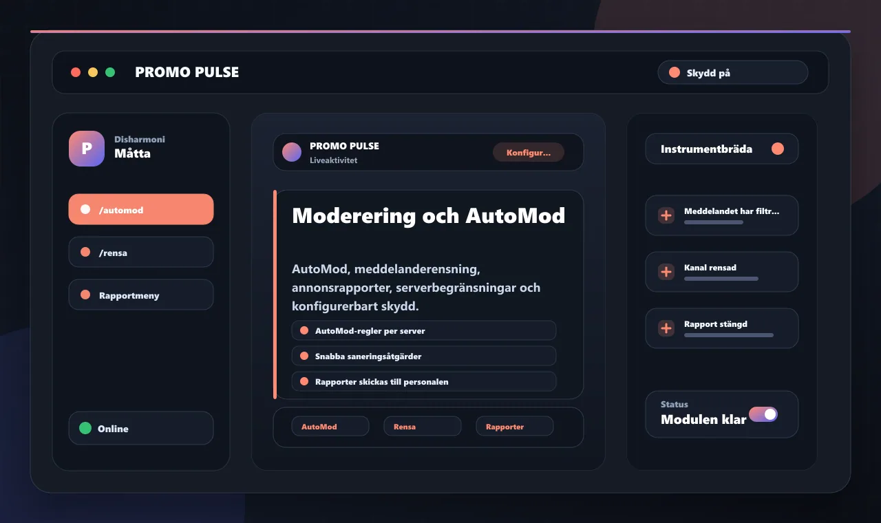 Moderering och AutoMod