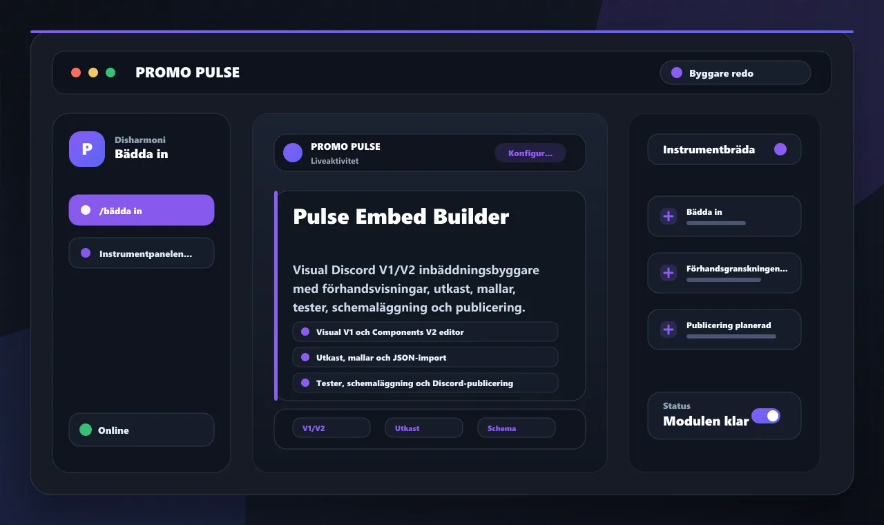 Pulse Embed Builder