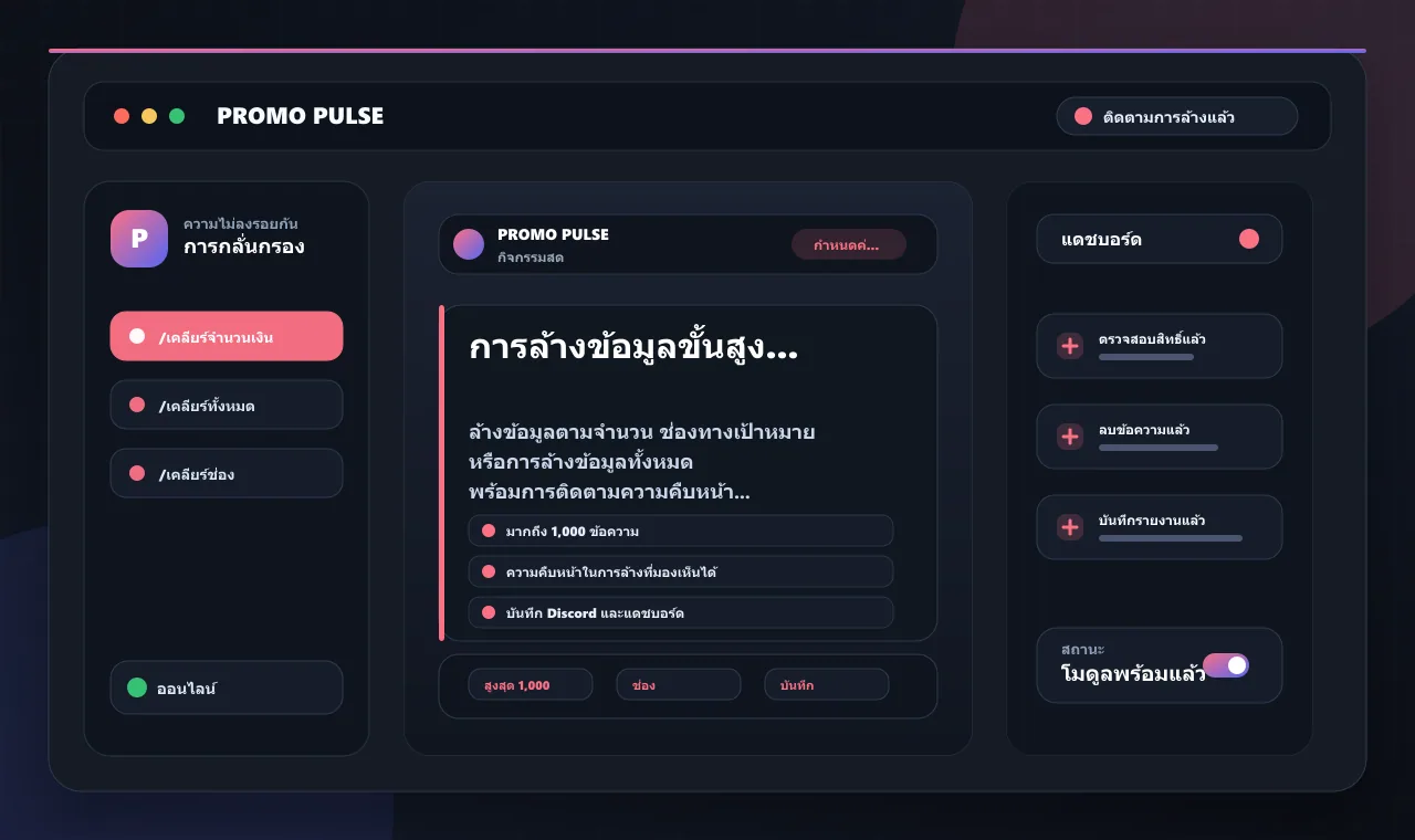 การล้างข้อมูลขั้นสูง/ชัดเจน