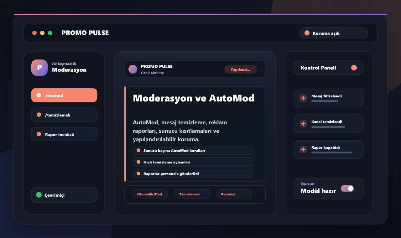 Moderasyon ve AutoMod