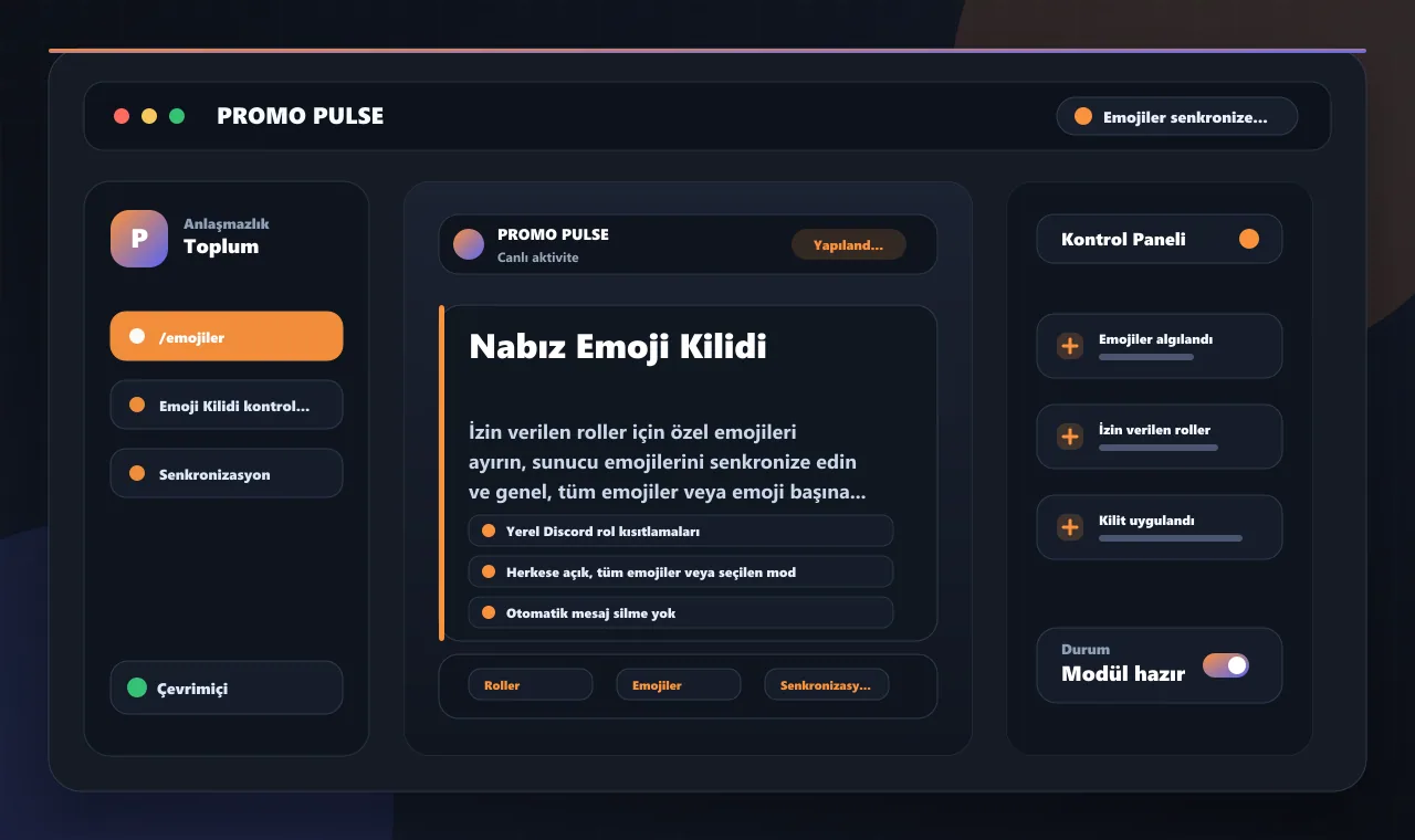 Nabız Emoji Kilidi