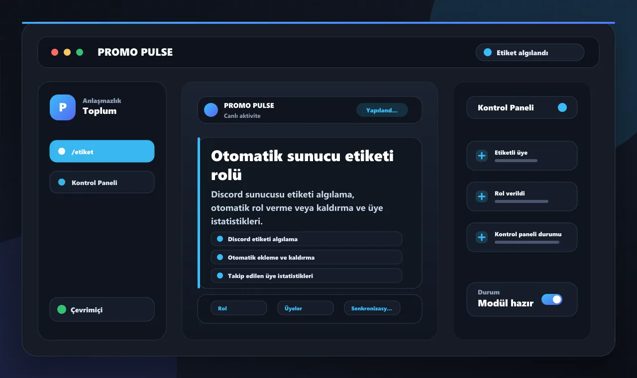 Otomatik sunucu etiketi rolü