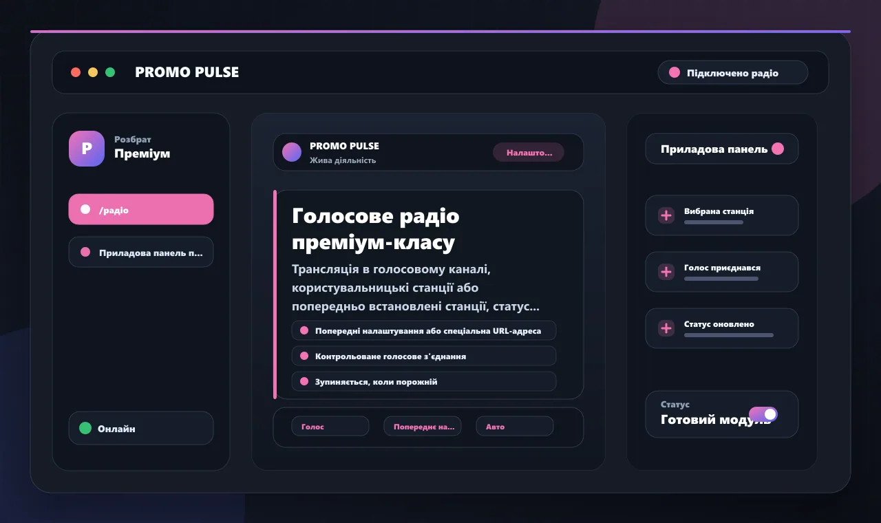Голосове радіо преміум-класу