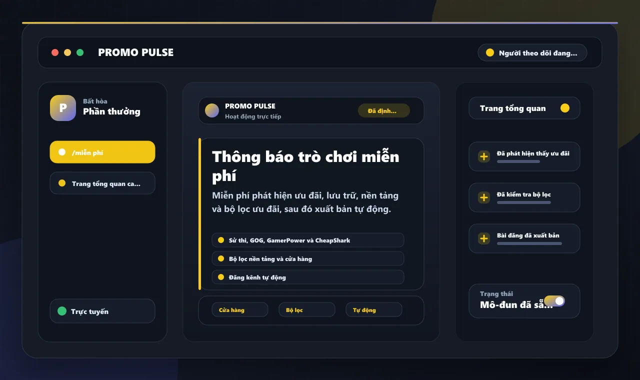 Thông báo trò chơi miễn phí