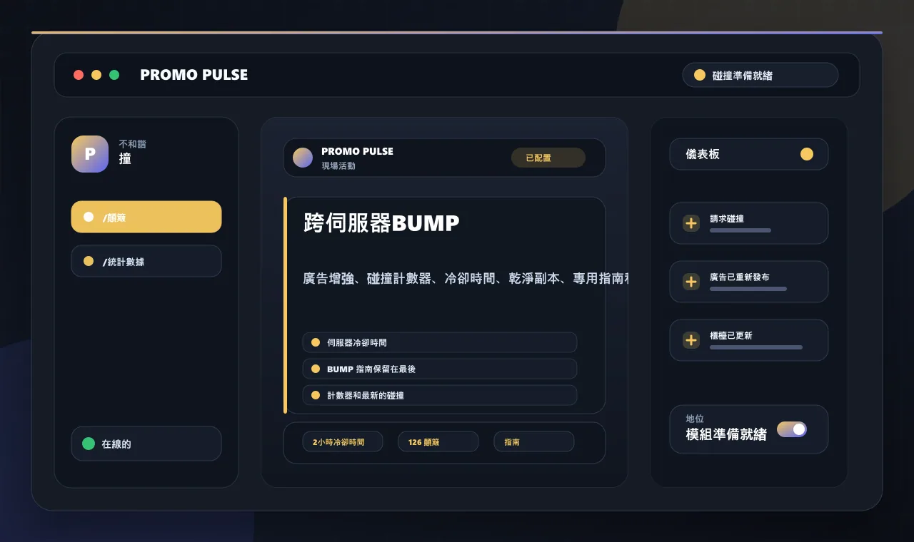 跨伺服器BUMP