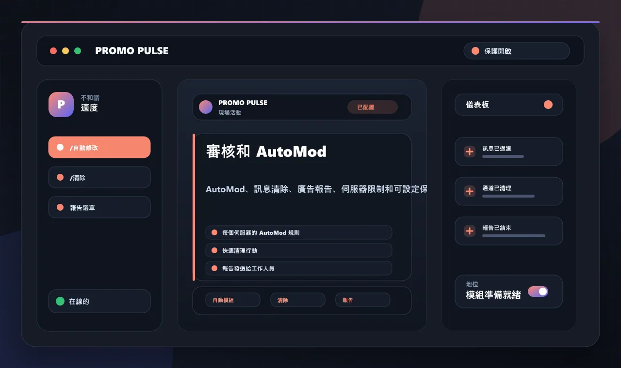 審核和 AutoMod